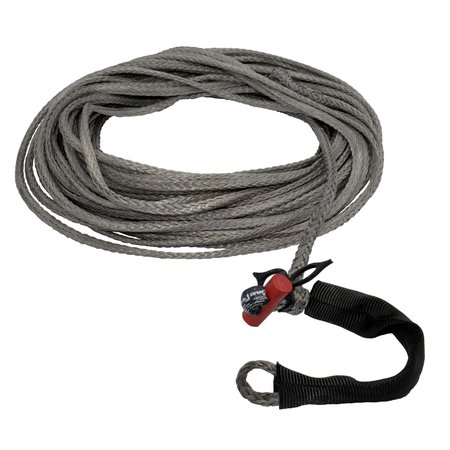 Lockjaw 1/4 in. x 100 ft. 2,833 lbs. WLL. LockJaw Synthetic Winch Line Extension w/Integrated Shackle 21-0250100
